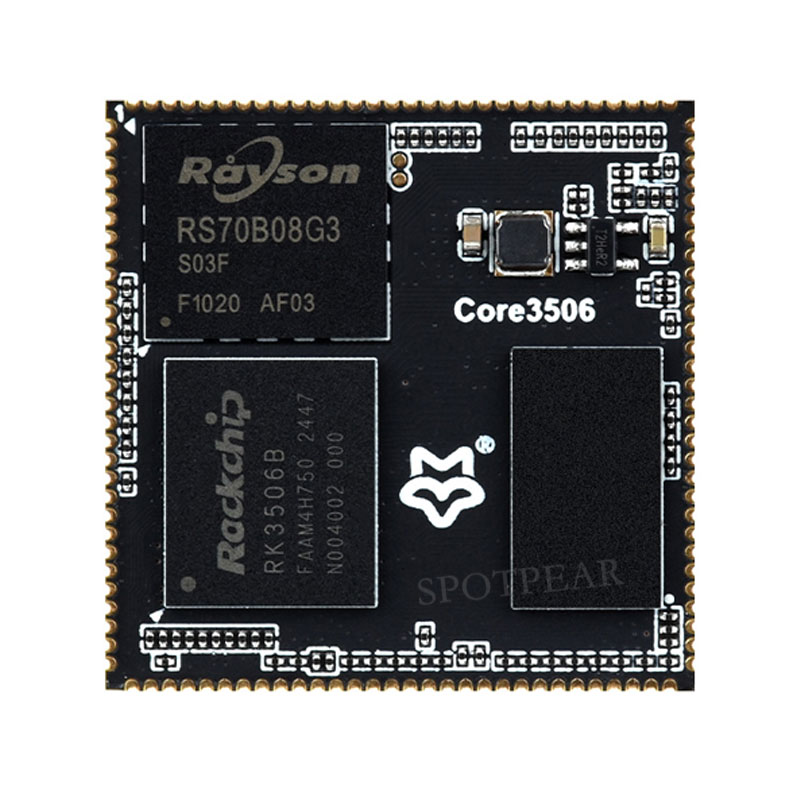LuckFox Lyra Core RK3506B Core3506B with 512MB DDRL3 and integrated triple-core Arm Cortex-M0
