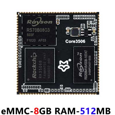 LuckFox Lyra Core RK3506B Core3506B with 512MB DDRL3 and integrated triple-core Arm Cortex-M0