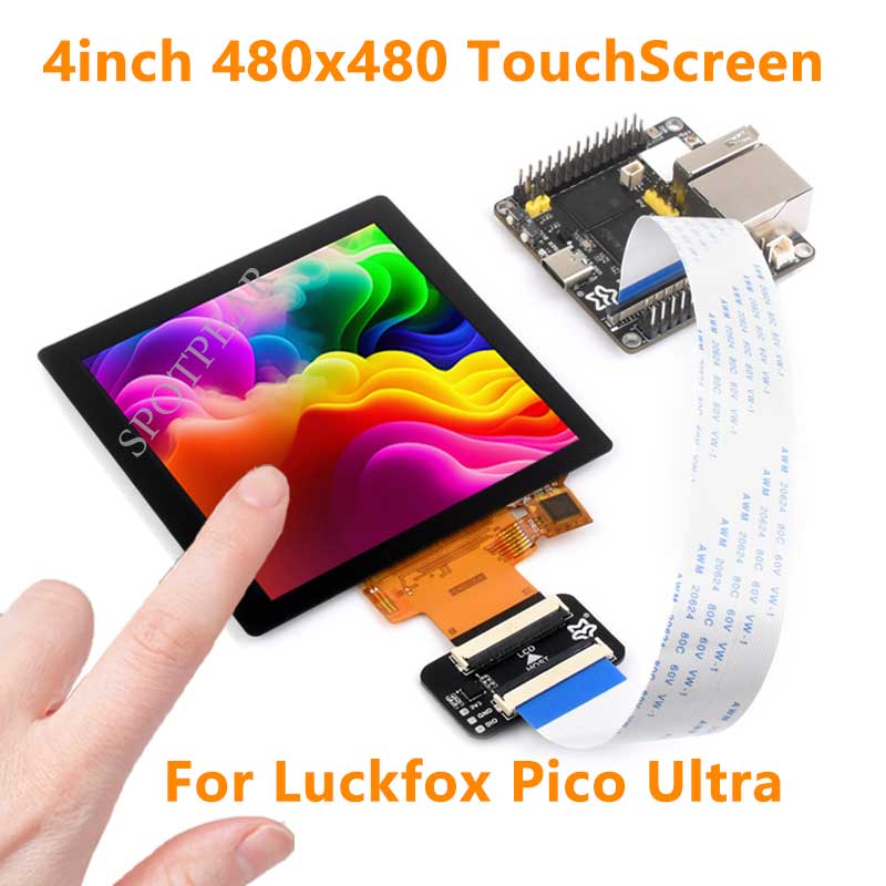 4inch 480x480 LCD For Luckfox Pico Ultra RGB Captive TouchScreen Display 