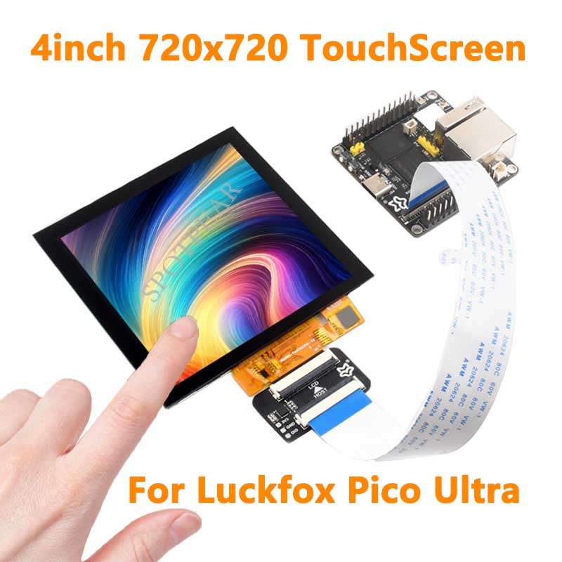 4inch 720x720 LCD For Luckfox Pico Ultra RGB Captive TouchScreen Display 