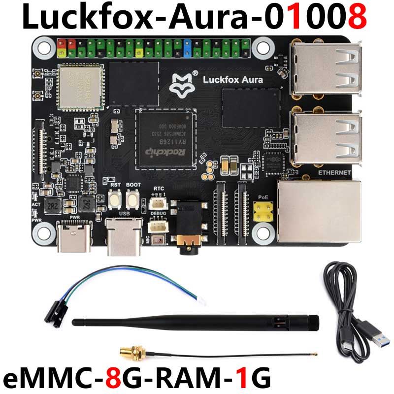 Luckfox Aura RV1126B Linux Development Board 3 TOPS Computing Power 2G/4G