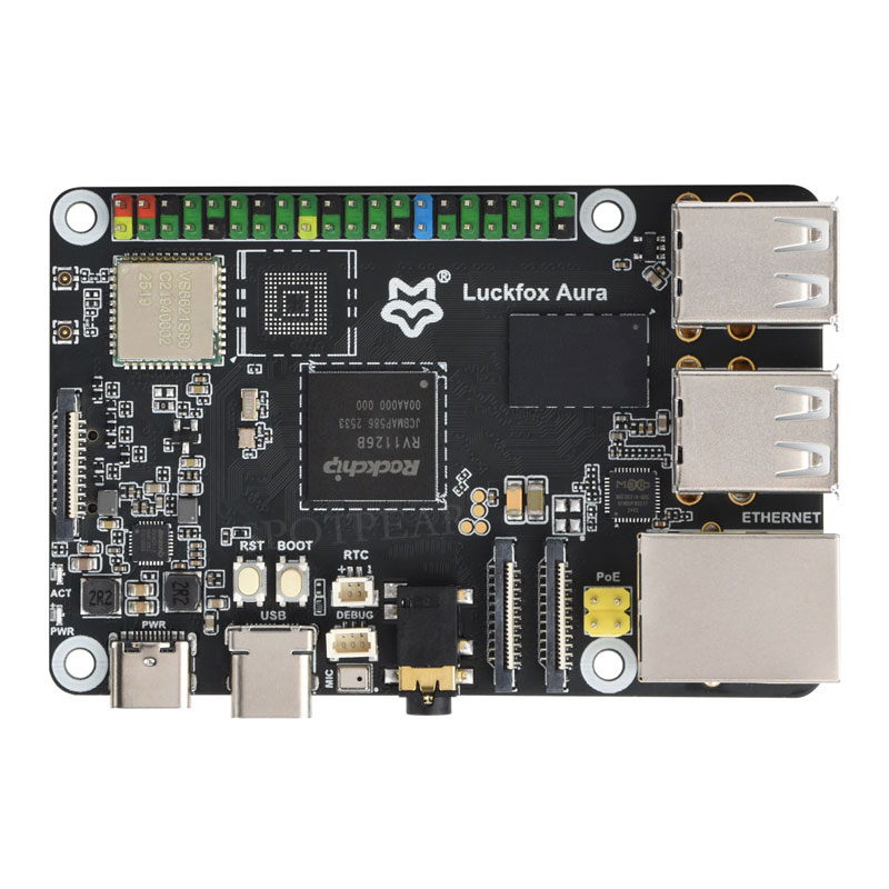 Luckfox Aura RV1126B Linux Development Board 3 TOPS Computing Power 2G/4G