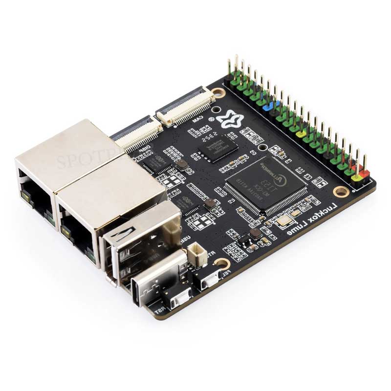 Luckfox Lume Allwinner T153 Linux Development Board 128MB DDR3 Dual Gigabit Ethernet Ports
