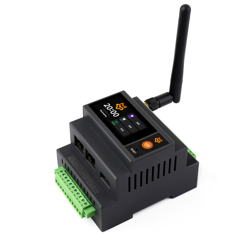 Luckfox Lyra PLC RK3506B Programmable Logic Controller 1.9inch LCD Touchscreen Dual 100Mbps Ethernet Ports