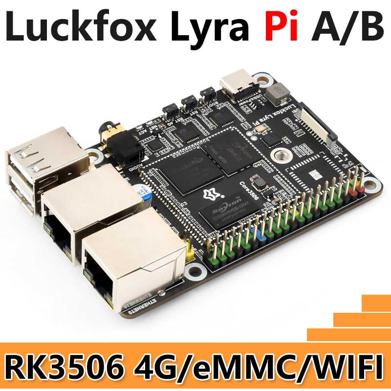 Luckfox Lyra Pi A/B RK3506 Rockchip Linux Board For MIPI/DSI Display WIFI6/4G/eMMC