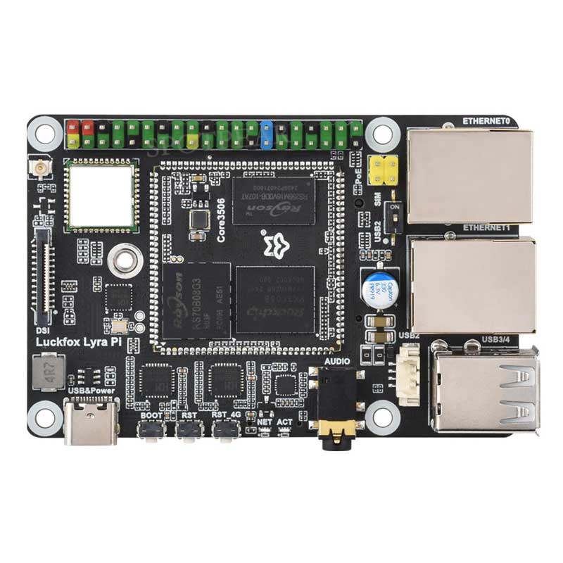 Luckfox Lyra Pi A/B RK3506 Rockchip Linux Board For MIPI/DSI Display WIFI6/4G/eMMC