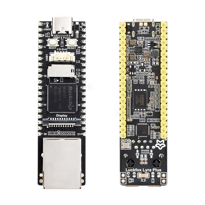 Luckfox Lyra Plus Flash-Boot RJ45 ETH Version RK3506G2 Rockchip Linux Board RK3506 For MIPI/DSI Display Cortex-A7