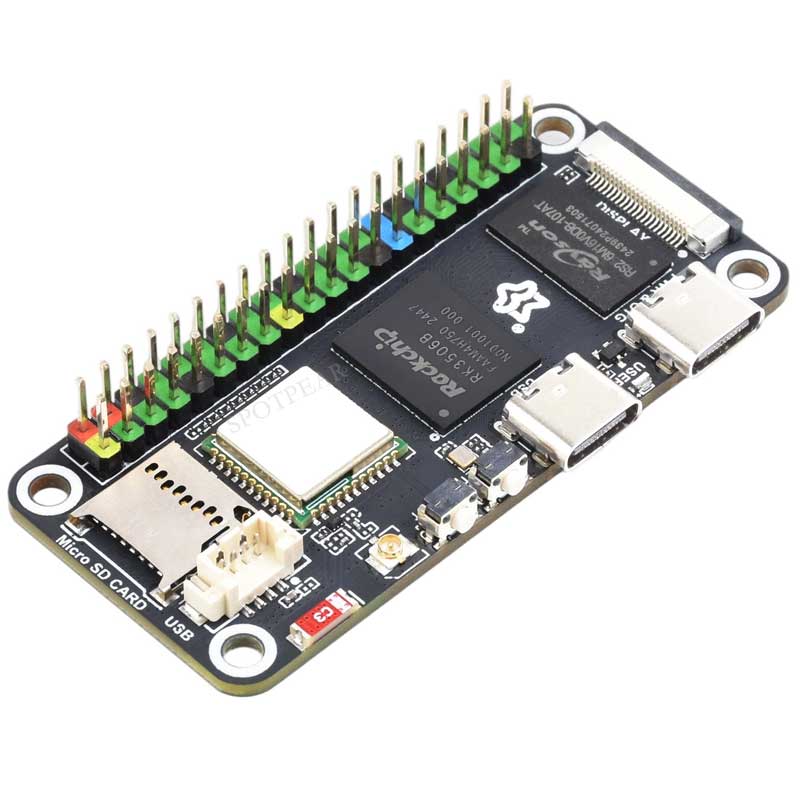 Luckfox Lyra Zero W RK3506B Rockchip Linux Board For MIPI/DSI Display Size compatible with Raspberry Pi Zero