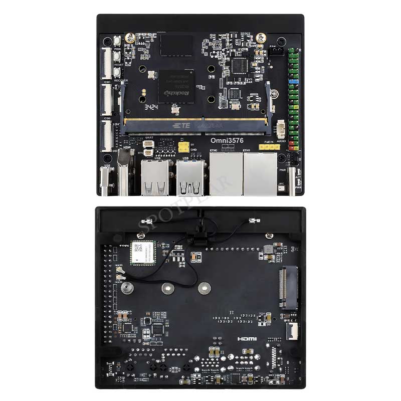 Luckfox Omni3576 Rockchip RK3576 Edge Computing Board Kit With Core3576 6TOPS / 8-Core 2.2G CPU / 4K Display /Dual Gigabit Ethernet /DDR4X