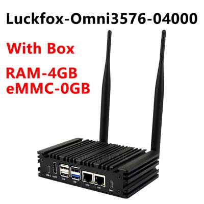 Luckfox Omni3576 Rockchip RK3576 Edge Computing Board Kit With Core3576 6TOPS / 8-Core 2.2G CPU / 4K Display /Dual Gigabit Ethernet /DDR4X