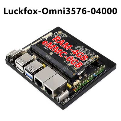 Luckfox Omni3576 Rockchip RK3576 Edge Computing Board Kit With Core3576 6TOPS / 8-Core 2.2G CPU / 4K Display /Dual Gigabit Ethernet /DDR4X