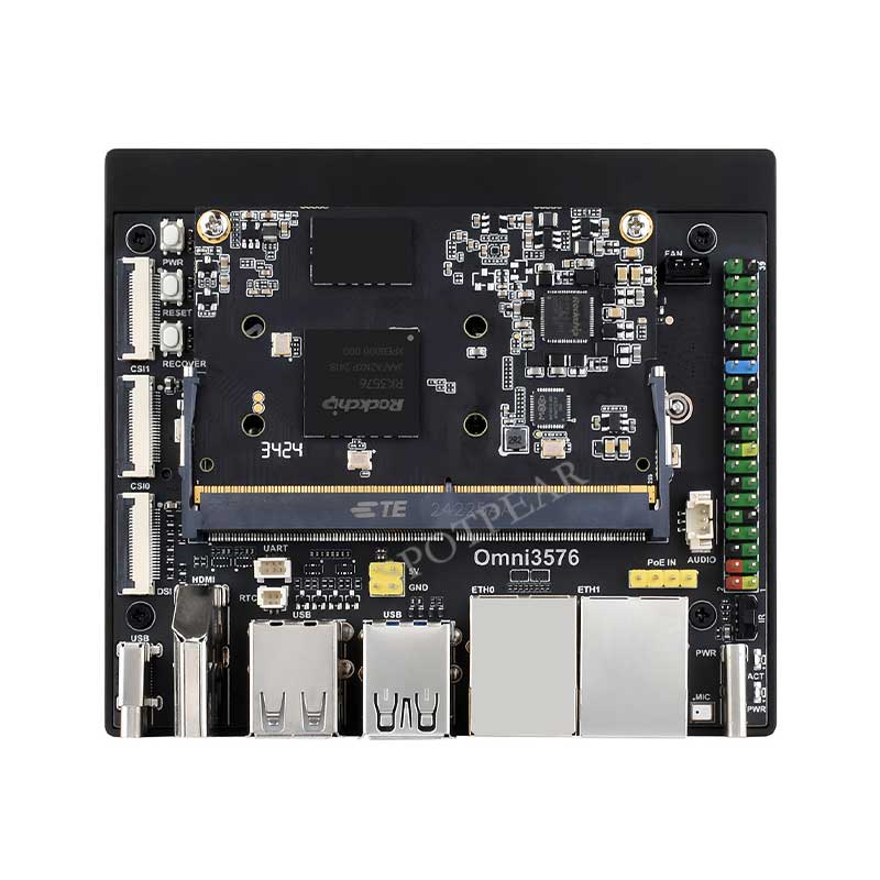 Luckfox Omni3576 Rockchip RK3576 Edge Computing Board Kit With Core3576 6TOPS / 8-Core 2.2G CPU / 4K Display /Dual Gigabit Ethernet /DDR4X