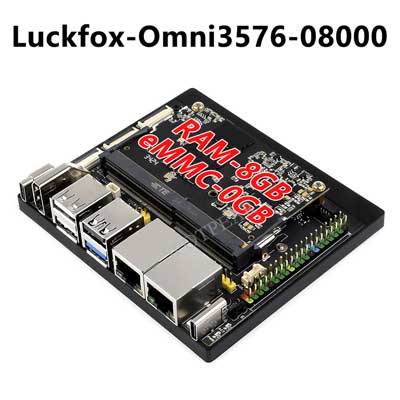 Luckfox Omni3576 Rockchip RK3576 Edge Computing Board Kit With Core3576 6TOPS / 8-Core 2.2G CPU / 4K Display /Dual Gigabit Ethernet /DDR4X