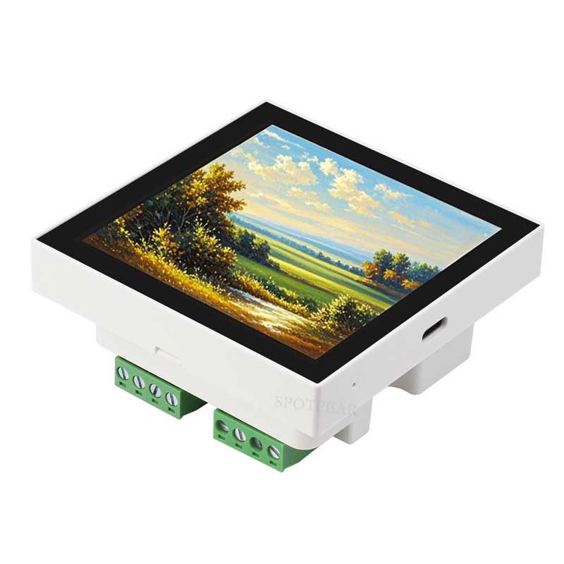 Luckfox Pico Rv1106 Core1106 Smart 86 TV Box Development Board With 4 inch LCD Display TouchScreen Relay RS485
