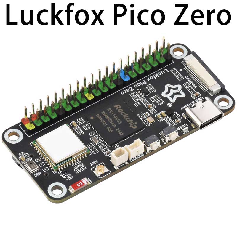 Luckfox Pico Zero RV1106G3 SD WiFi6 Audio eMMC-8G RAM-256MB
