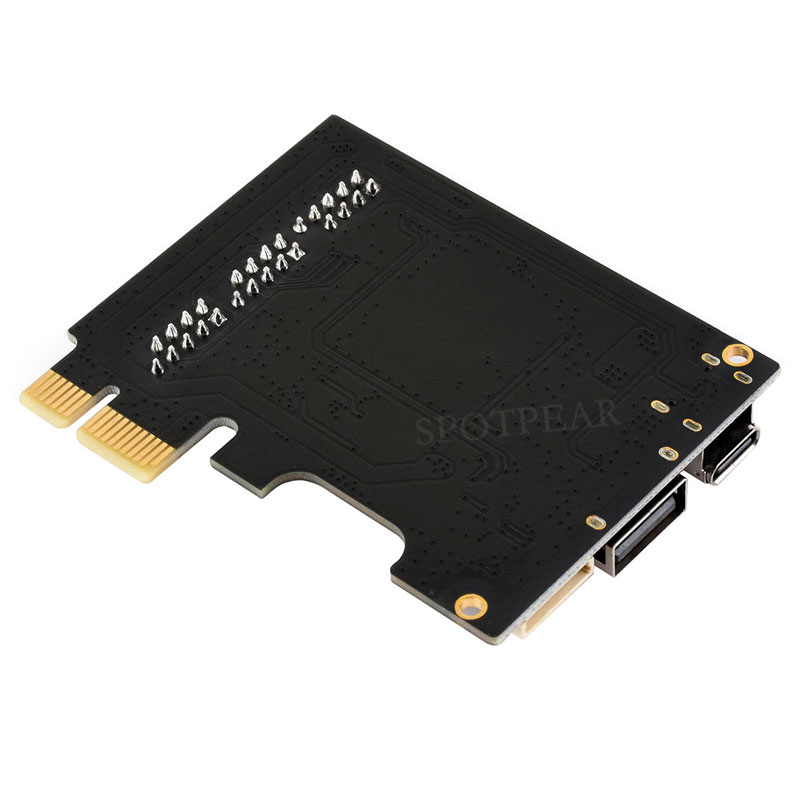 Luckfox PicoKVM Ext PCIe Expansion Board PCIe USB remote power management For Luckfox PicoKVM