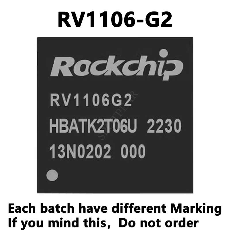 Rockchip MCU Chip RV1106G2/RV1106G3 128MB/256MB CortexA7