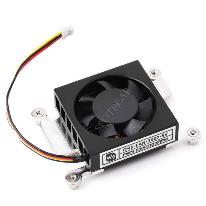 CM5 Cooling Fan 5V 3007 For Raspberry Pi Compute Module 5 Low noise with heat conductive tape