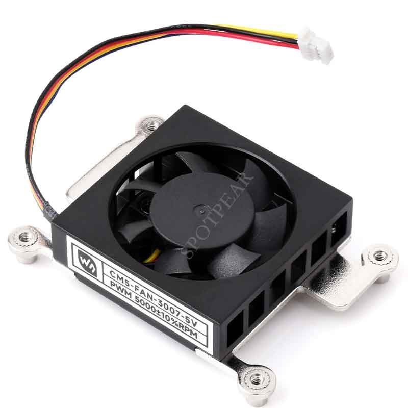 CM5 Cooling Fan 5V 3007 For Raspberry Pi Compute Module 5 Low noise with heat conductive tape