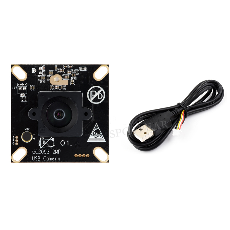 USB Camera 2MP GC2093 ‌WDR Backlight Compensation‌ Onboard microphone