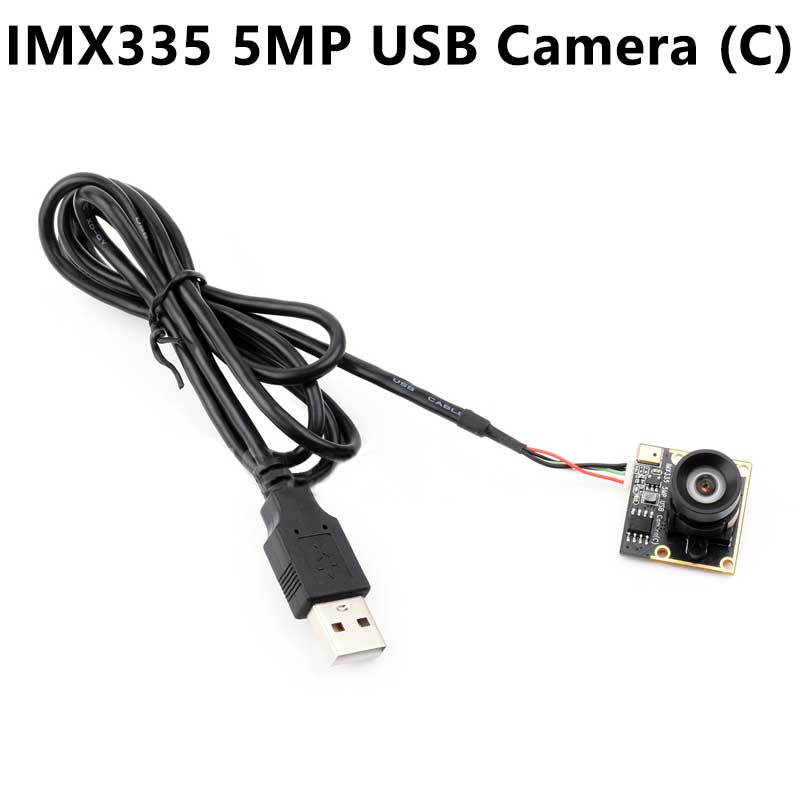 USB camera 5MP IMX335 No Distortion , Good low light performance,  wide dynamic range