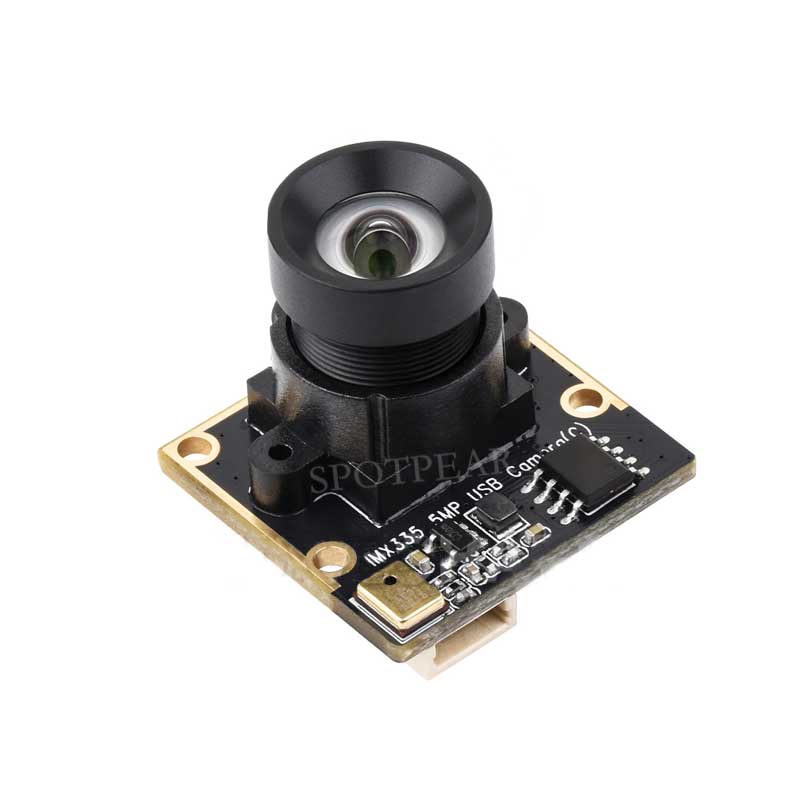 USB camera 5MP IMX335 No Distortion , Good low light performance,  wide dynamic range