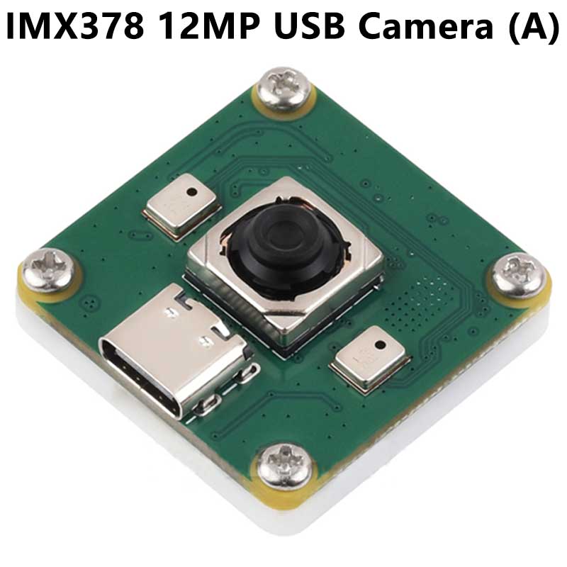 Raspberry Pi USB Camera 12MP IMX378 30fps onboard dual microphones Also For Jeston / RDK