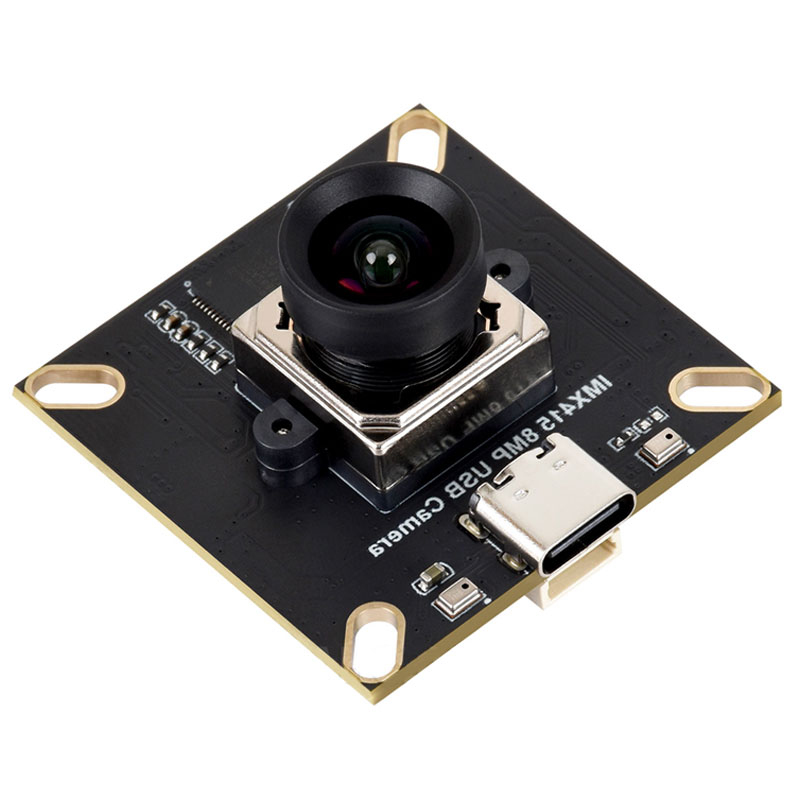 Raspberry Pi USB Camera 8MP IMX415 Wide Angle Dual Microphones USB 2.0 For Jeston RDK