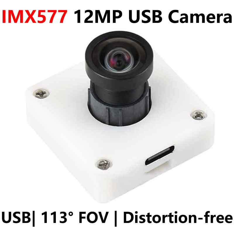 Raspberry Pi USB Camera 12MP IMX577 Distortion-Free USB 2.0 For Jeston RDK