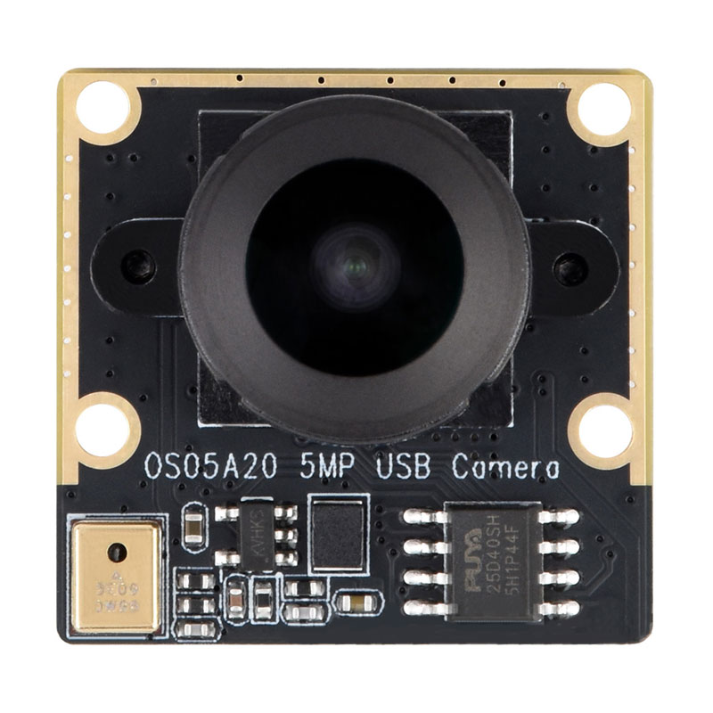 USB Camera 5MP OS05A20 USB 2.0 onboard single mike 175° wide angle