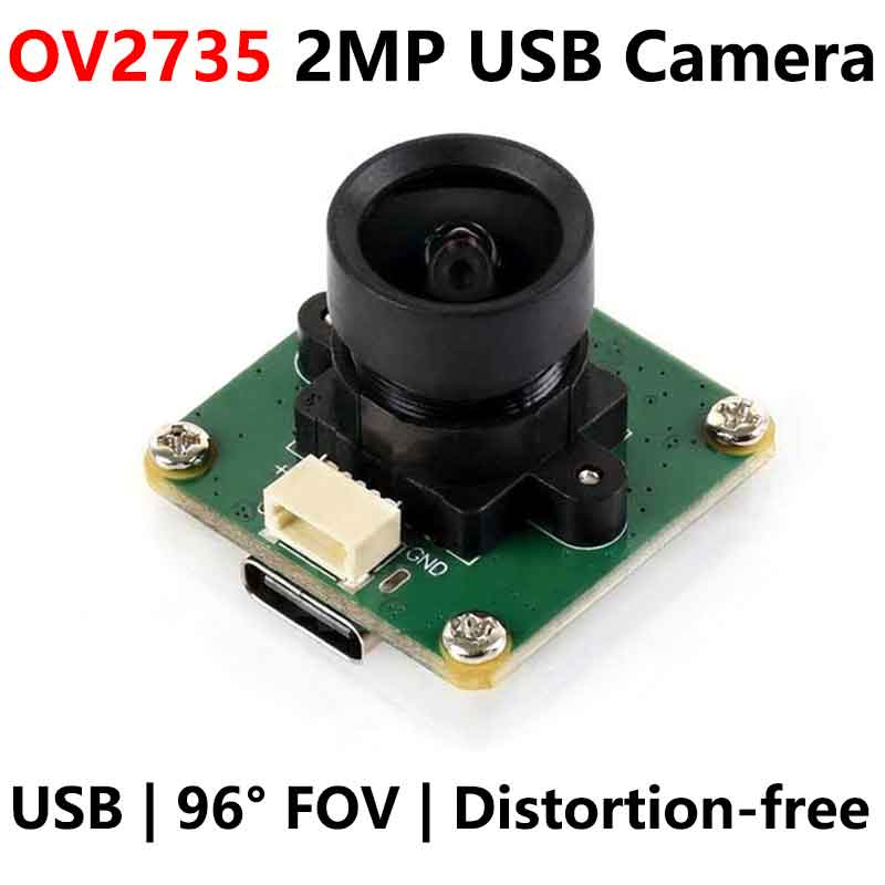 Raspberry Pi USB Camera 2MP OV2735 Distortion-Free USB 2.0 For Jeston RDK