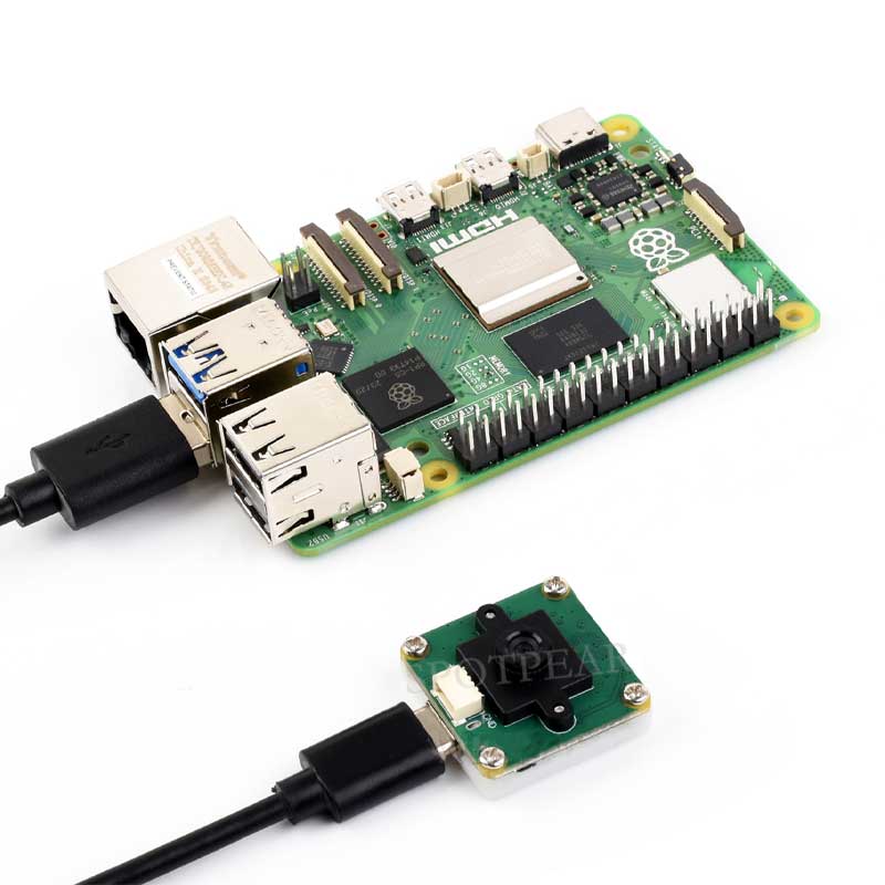 Raspberry Pi USB Global Shutter Camera 1MP OV9281 120fps Black/White 120fps also For Jeston RDK