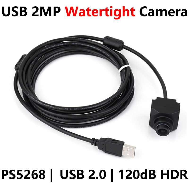 USB Watertight Camera 2MP PS5268 120dB HDR USB 2.0 Plug and Play