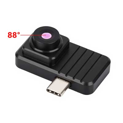 USB IR Infrared Thermal Imaging Camera C 45°/88° 160x120 For Phone/PC High Temp Warning/Take Photo /Recording video