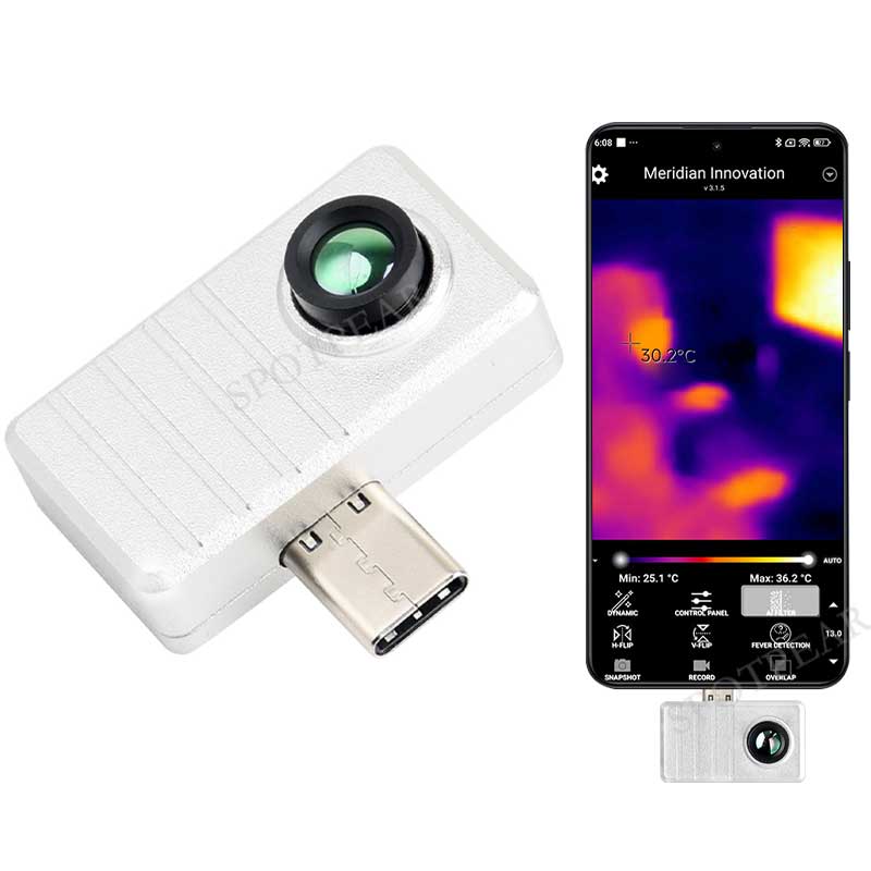 USB IR Infrared Thermal Imaging Camera B 45/90 80×62 For Phone/PC Support High Temp Warning/Take Photo /Recording video