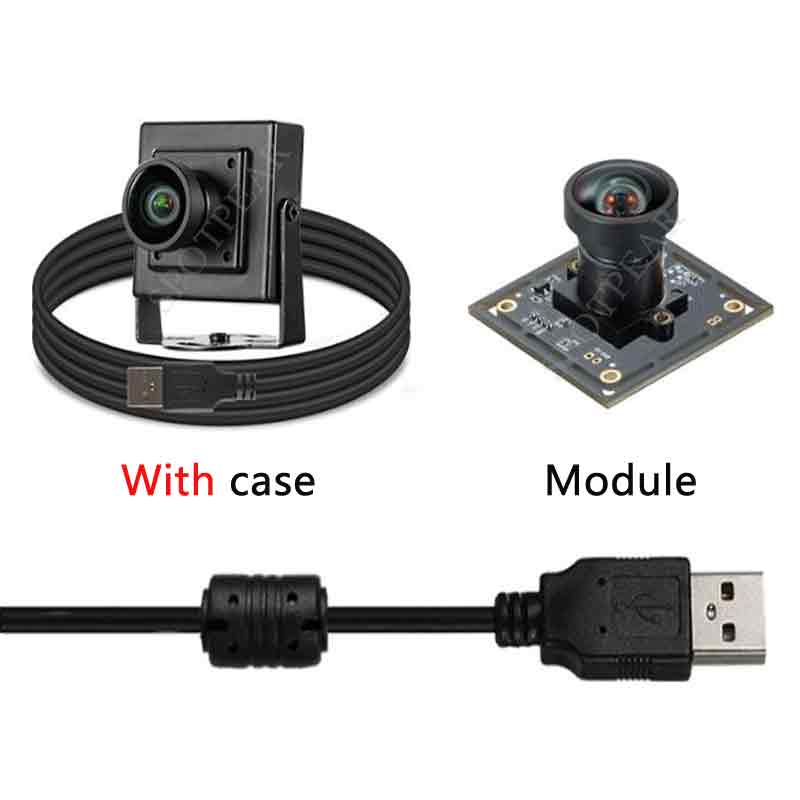 USB Industrial Camera 200W-IMX462 Starlight Level Wide-Angle Non-Distortion Android Raspberry Pi