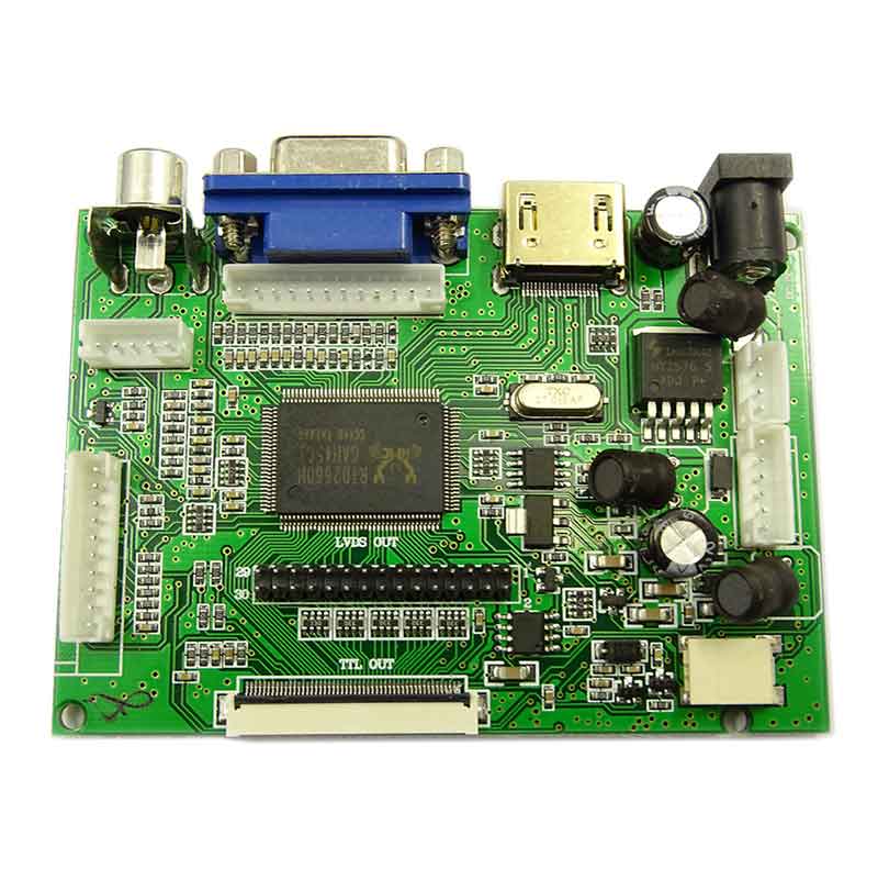 Universal LCD LCD screen driver board, with key board