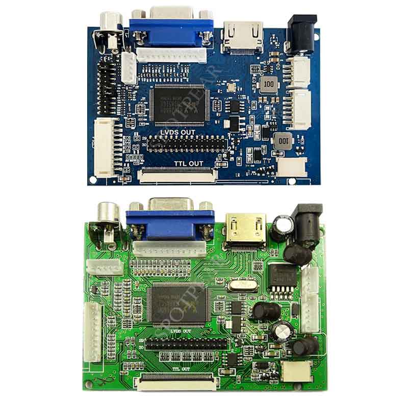 PCB800099 LCD Screen Car GPS Raspberry Pi Display LCD Driver Board HDMI VGA AV to TTL RGB LVDS