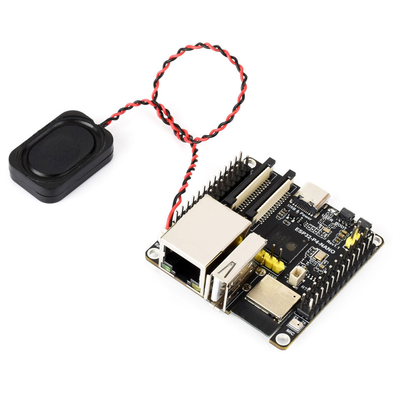 ESP32-P4-NANO Development Board RISC-V WiFi6 MIPI CSI Camera / 10.1 inch DSI Display / USB / RJ45 Ethernet / POE / Audio Buzzer