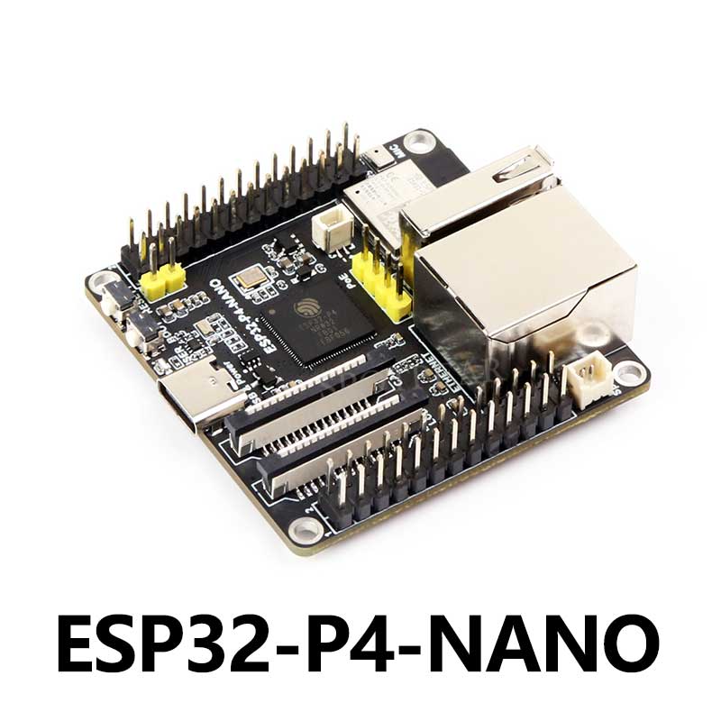 ESP32-P4-NANO Development Board RISC-V WiFi6 MIPI CSI Camera / 10.1 inch DSI Display / USB / RJ45 Ethernet / POE / Audio Buzzer