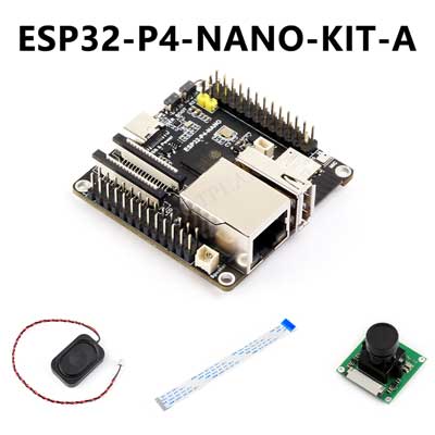 ESP32-P4-NANO Development Board RISC-V WiFi6 MIPI CSI Camera / 10.1 inch DSI Display / USB / RJ45 Ethernet / POE / Audio Buzzer