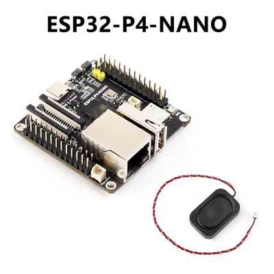 ESP32-P4-NANO Development Board RISC-V WiFi6 MIPI CSI Camera / 10.1 inch DSI Display / USB / RJ45 Ethernet / POE / Audio Buzzer