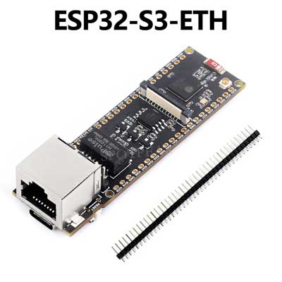 ESP32-S3 ETH Camera Development Board PoE RJ45 / OV2640 OV5640 Port / W5500 / Micro-SD Compatible With Raspberry Pi Pico Size