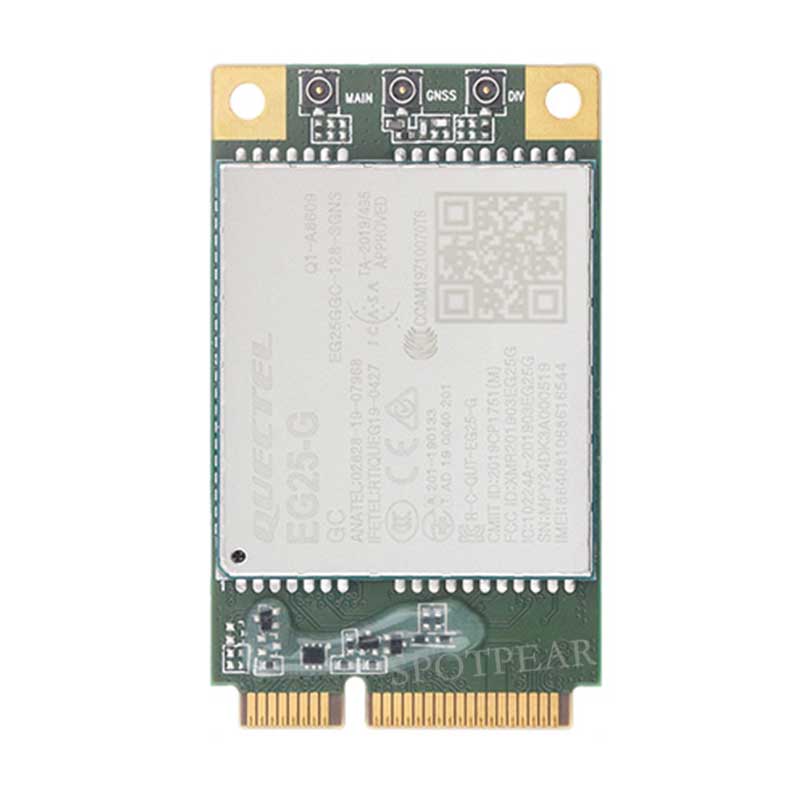 EG25-G Mini PCIe SIMCom Original 4G LTE Cat-4 Module Global Coverage GNSS PCI Express Mini Card