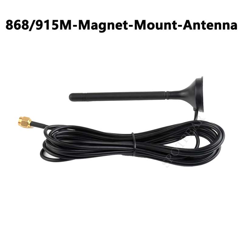 LPWA/LoRa Outdoor Waterproof Antenna 5dBi High gain 4G/3G/2G 433-470M/868-915M Magnet-Mount