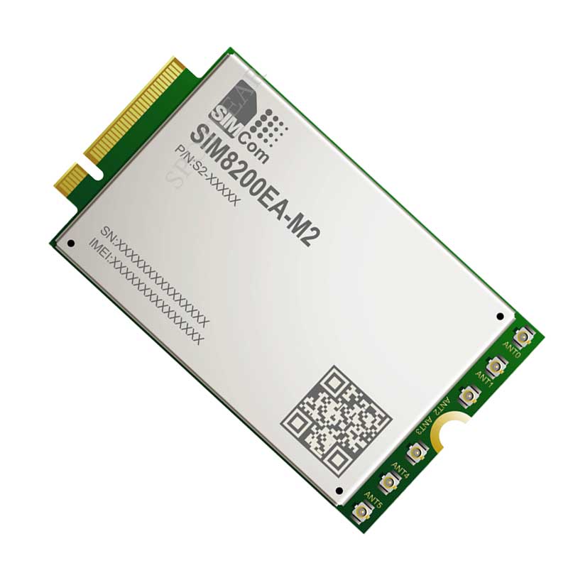 SIM8200EA M2 5G Sub-6G PCIe Moudle For LTE-A/NSA/SA For DFOTA /VoLTE For SIMCOM