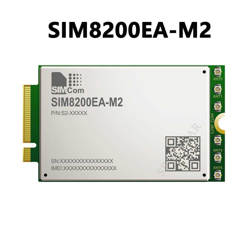 SIM8200EA M2 5G Sub-6G PCIe Moudle For LTE-A/NSA/SA For DFOTA /VoLTE For SIMCOM