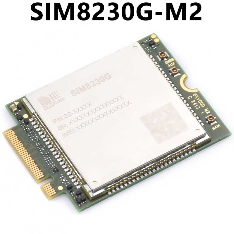 SIM8230G M2 3G/4G/5G/GNSS/GPS Sub-6G PCIe M.2 Moudle For LTE-A/NSA/SA For DFOTA /VoLTE For SIMCOM