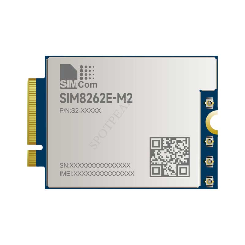 SIM8262E M2 3G/4G/5G/GNSS Sub-6G PCIe USB3.1 GPIO M.2 Moudle For LTE-A/NSA/SA For DFOTA /VoLTE For S