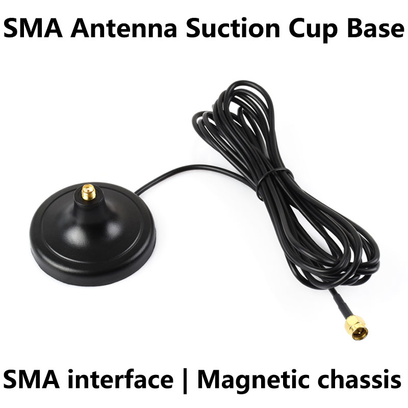 SMA Magnetic Mount Antenna Base SMA Connector 3m Coaxial Cable Compatible With Multiple GNSS Positioning Modules